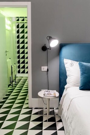 Suite, balcon, vue ville