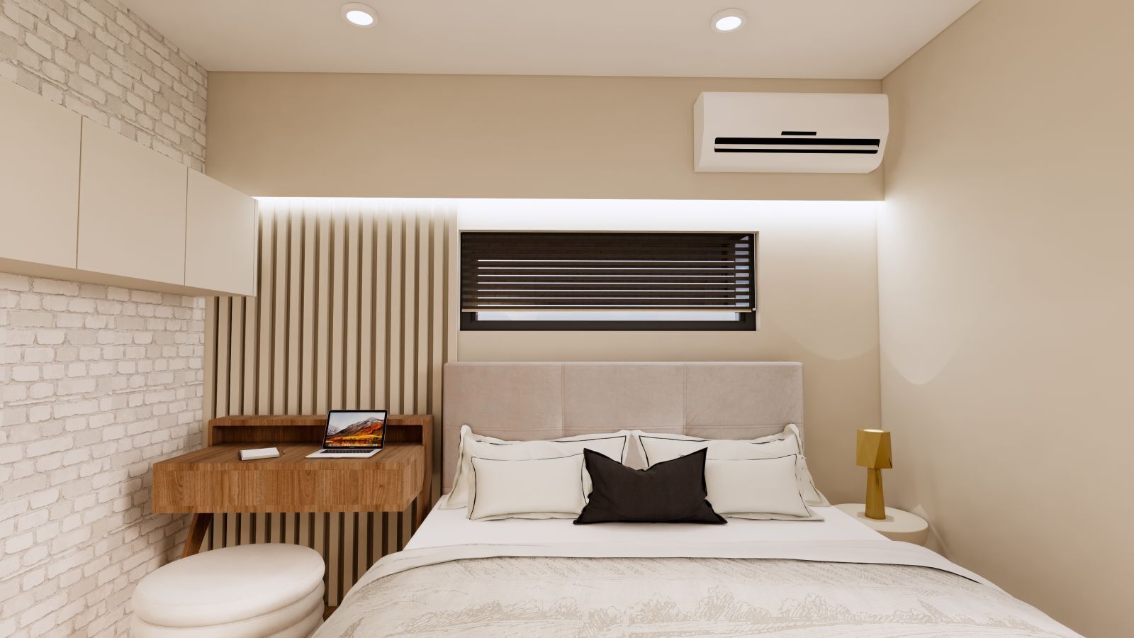 Lyxlägenhet - balkong - utsikt mot staden