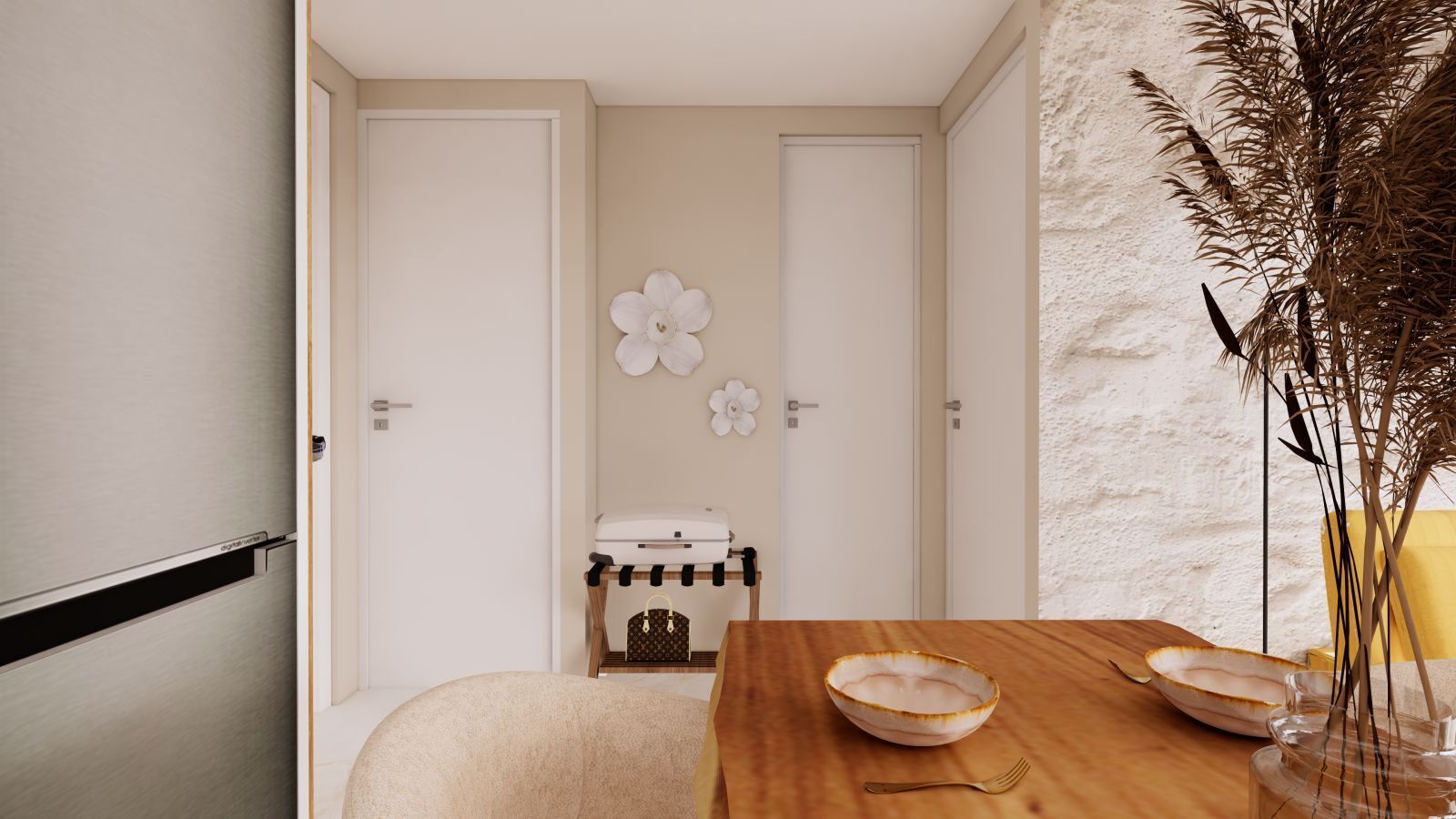 Apartament de luxe, balcó, vistes a la ciutat | Interior