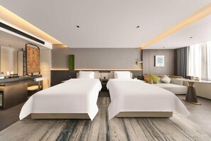 Deluxe-Doppel- oder -Zweibettzimmer, Stadtblick | Wellness