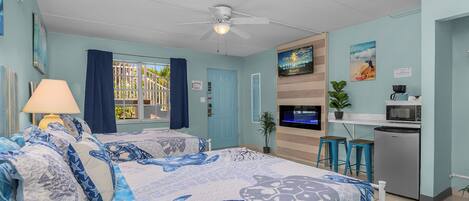 1 habitación, tabla de planchar con plancha, wifi y ropa de cama