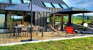 Outdoor dining - Relaxation between lakes and mountains JoAli 4 * Gîte (SAULZET-LE FROID)