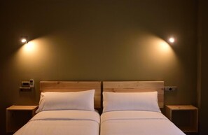Twin kamer | Geluiddichte muren, gratis wifi