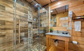 Hair dryer, towels - The Greatest Smoky Haven by Ghosal Luxury Lodging (Sevierville)