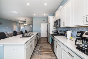 Fridge, microwave, oven, stovetop - Coastal Retreat • 3 Kings • Bethany Beach 5 Miles (Millville)