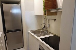 Fridge, microwave, oven, stovetop - The secret window on the Arno River (Firenze)