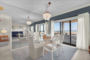 Dining - Oceanfront 3BR Condo w Pool, Balcony Views & Direct Beach Access (Wrightsville Beach)