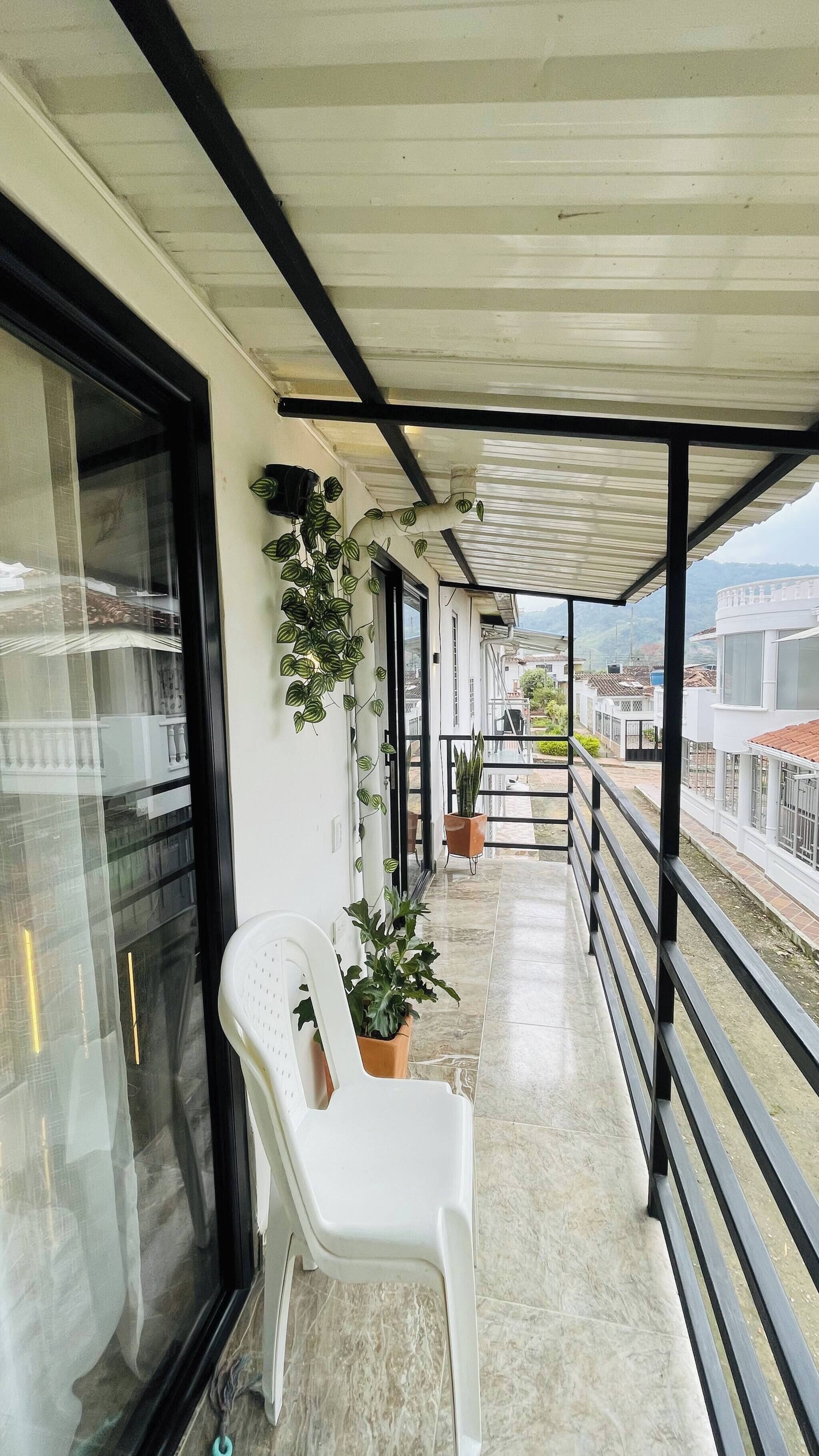 Departamento, 1 habitación, balcón | Balcón