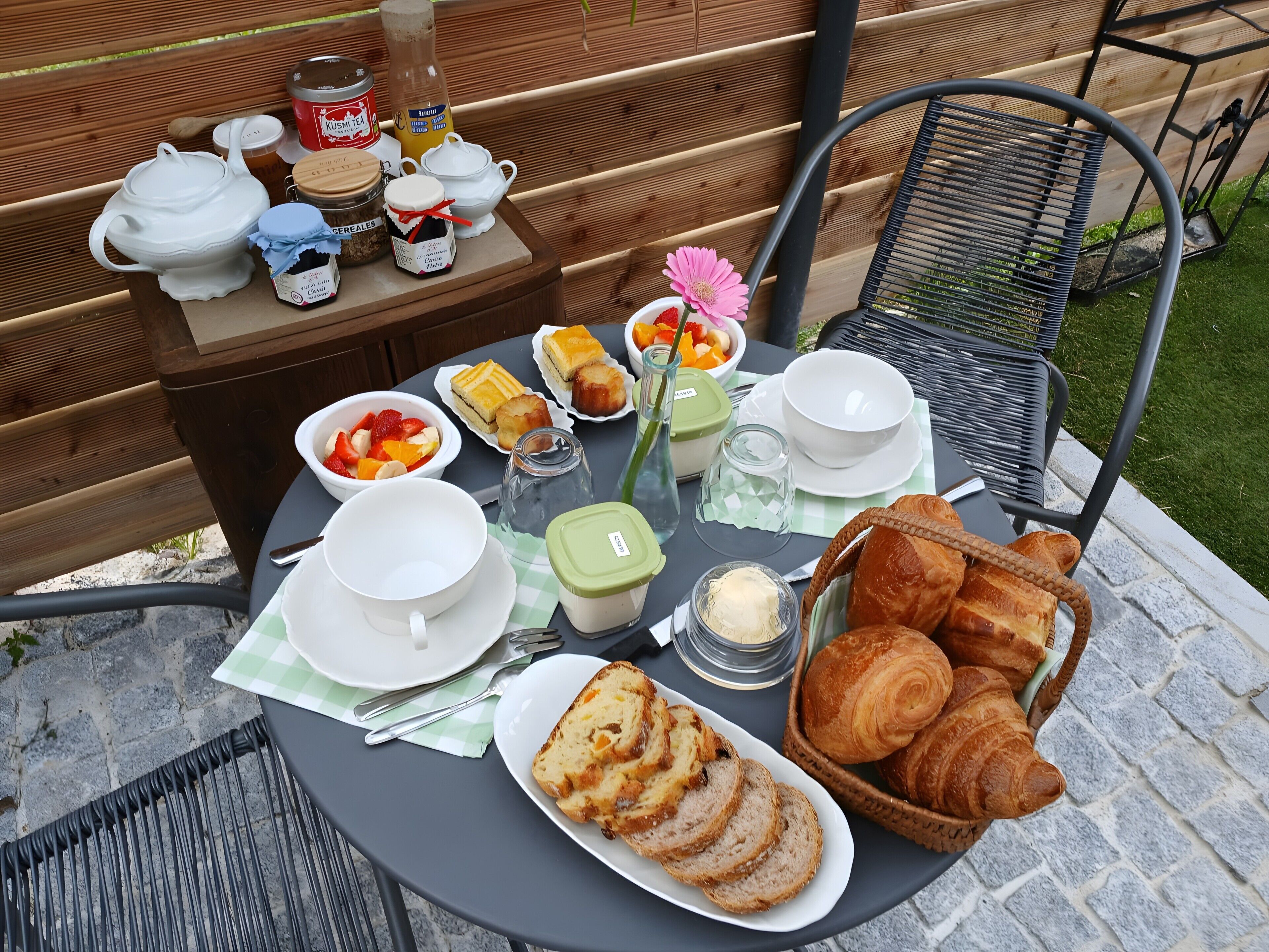 Opções para refeição ao ar livre