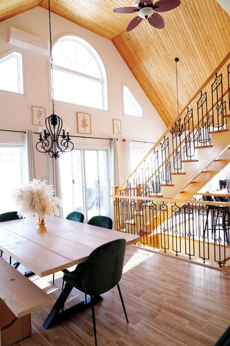 Waterfront chalet | Le Grand Héron-Bleu