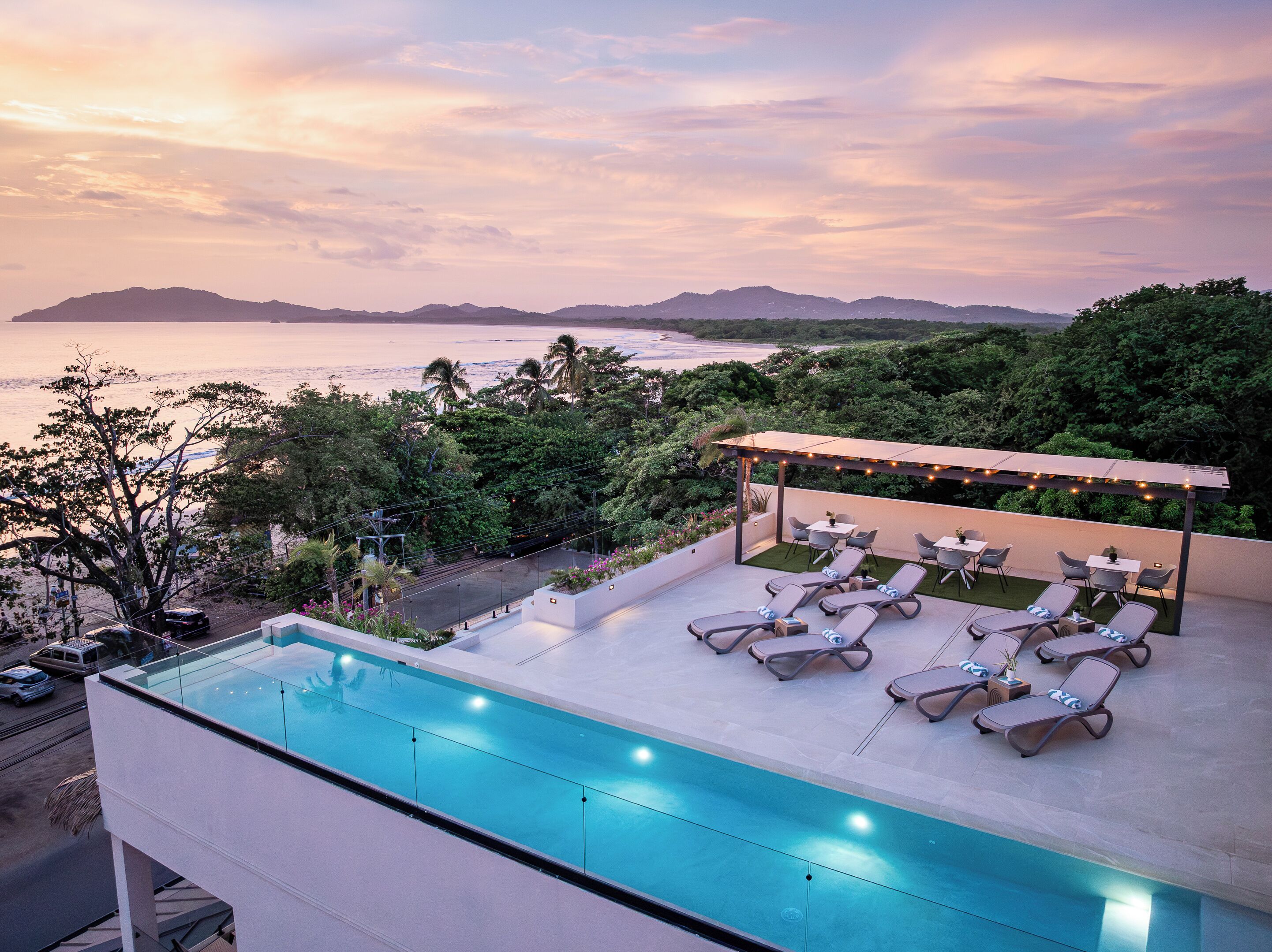 Rooftop pool