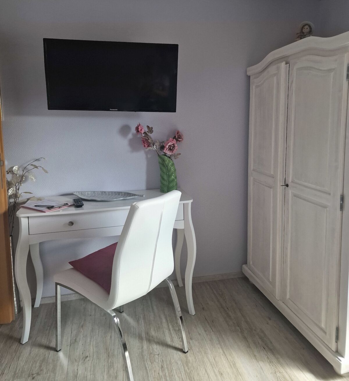 Quarto casal, vista para o jardim | Parte interna