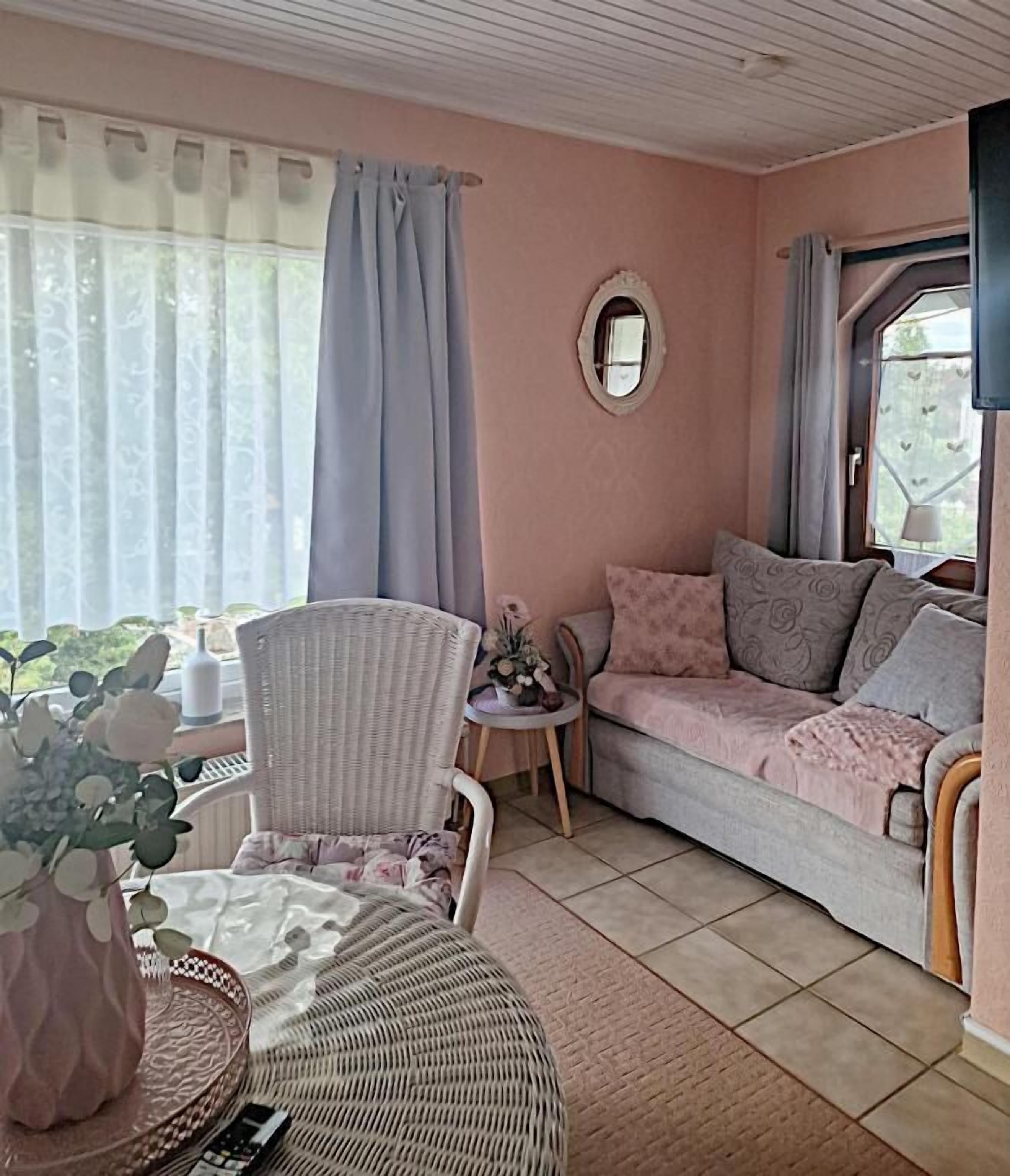 Doppelzimmer, Gartenblick | Wohnbereich