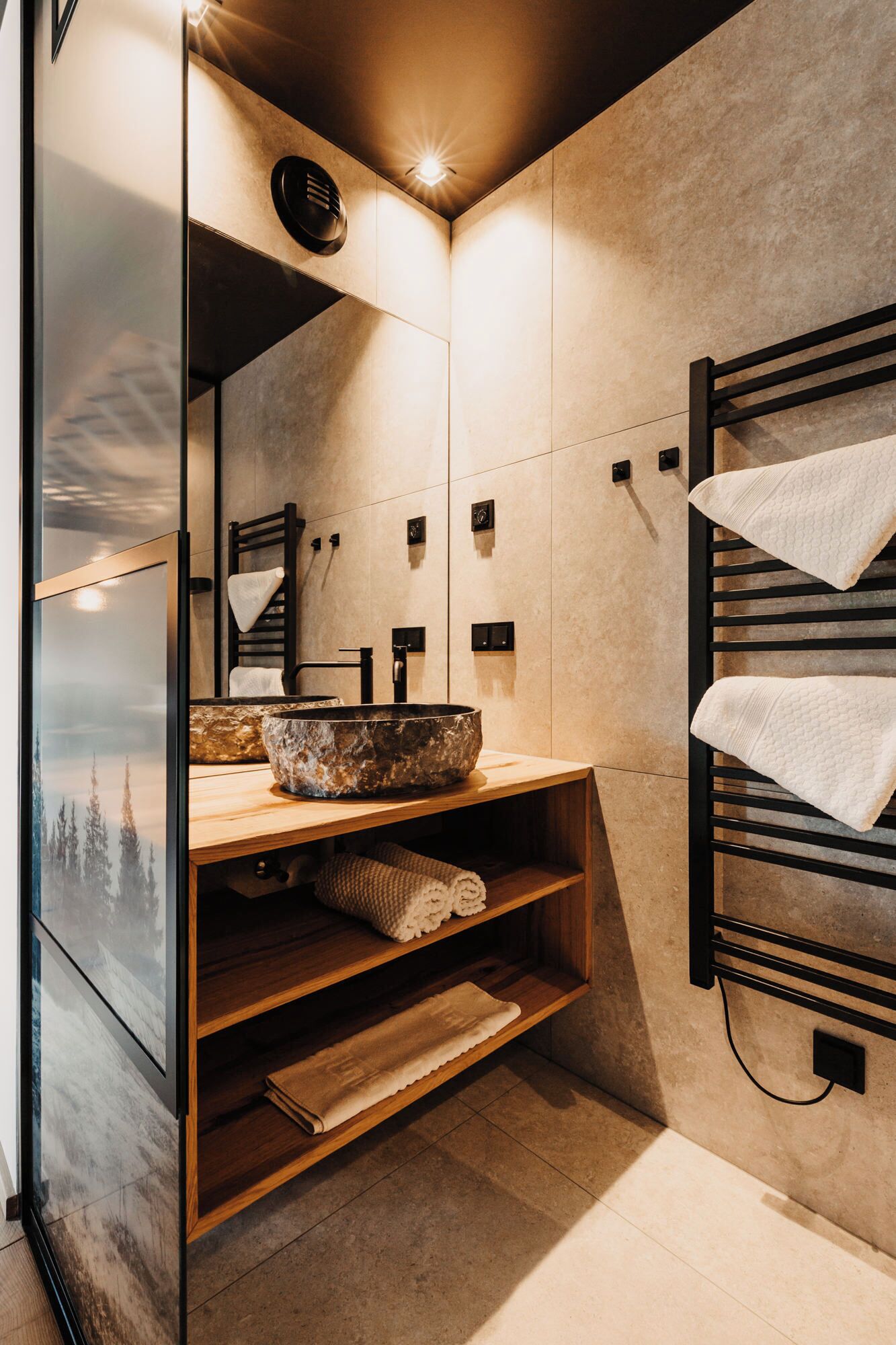 Apartment, Bergblick | Badezimmer