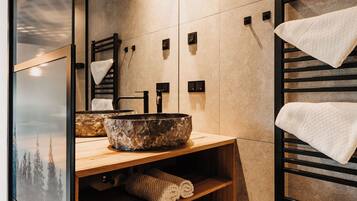 Apartment, Bergblick | Badezimmer