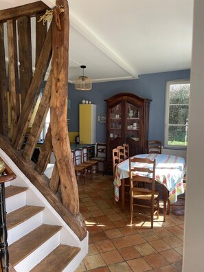 Dining - Character family home in 2ha garden 5 bedrooms 3 bathrooms 810 people (Saint-Hymer)