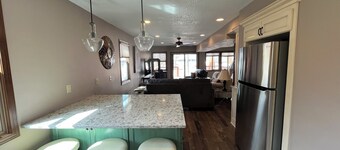 New! Bear Necessities 2-Bedroom Cottage with Water Views Steps from the Lake!