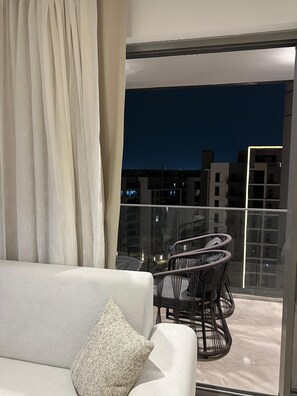 Living area - ELITE Luxury 1BR Studio Suite - ZED Towers (Giza Governorate)