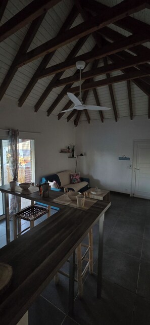 Living area - Incredible sea view apartment 🌊 - Swimming pool - Terrace - (Saint-Martin)