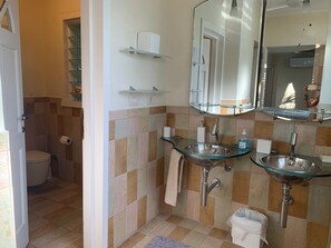 Bathroom - Polaris villa. Stunning view, private pool and beach nearby. (st.john's)