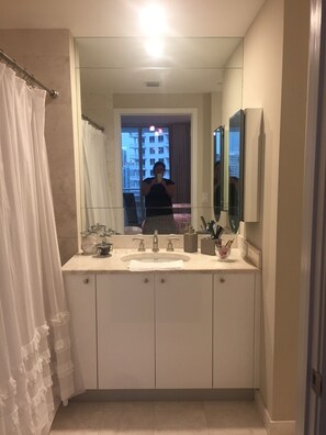 Bathroom - Brickell Key Miami Large 1-bedroom condo with 1200 square feet (Miami)