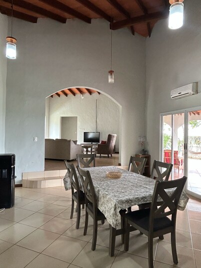 Spacious house in a private condominium with view and access to Acaray Lake.