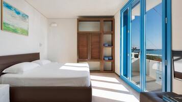 Suite Superior, 2 camere da letto, balcone, vista mare | Connessione Internet via cavo gratuita