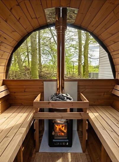 Wellness View, Private Sauna Lodge!