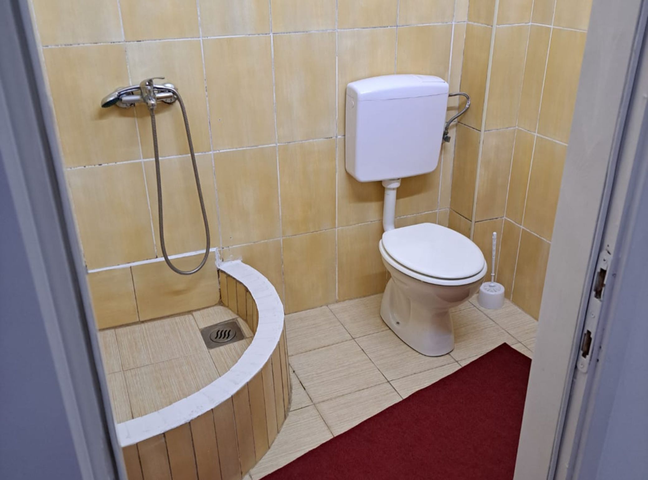 Douche, serviettes fournies