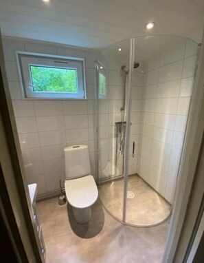 Een douche, een haardroger