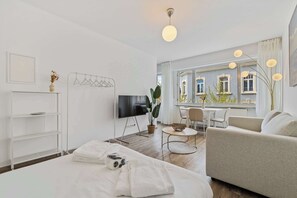 1 makuuhuone, silitysrauta/-lauta, Wi-Fi, vuodevaatteet