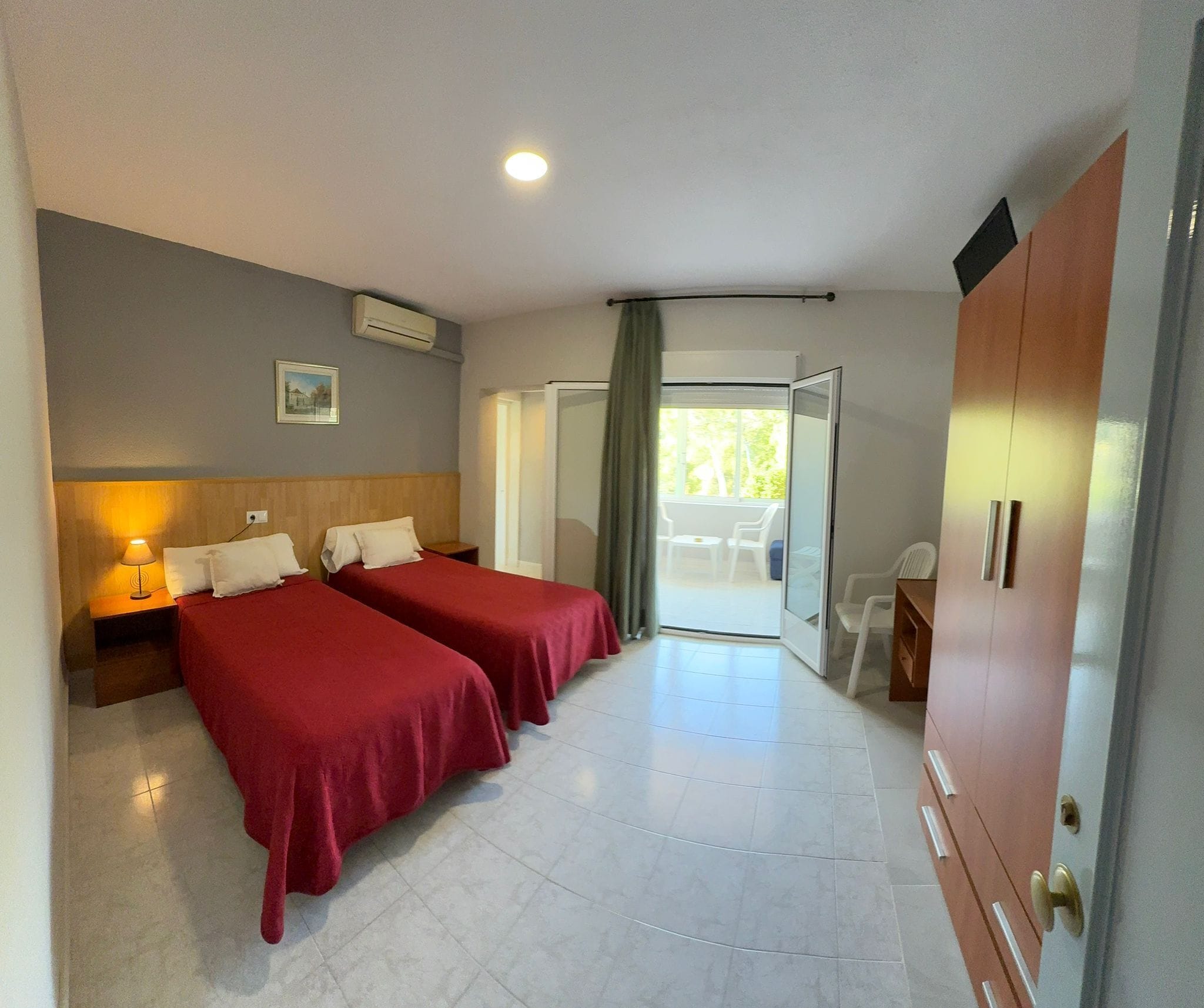 Classic Twin Room, 1 Bedroom, Air conditioning, Mountain View | Premium bedding, down duvets, memory-foam beds, individually decorated