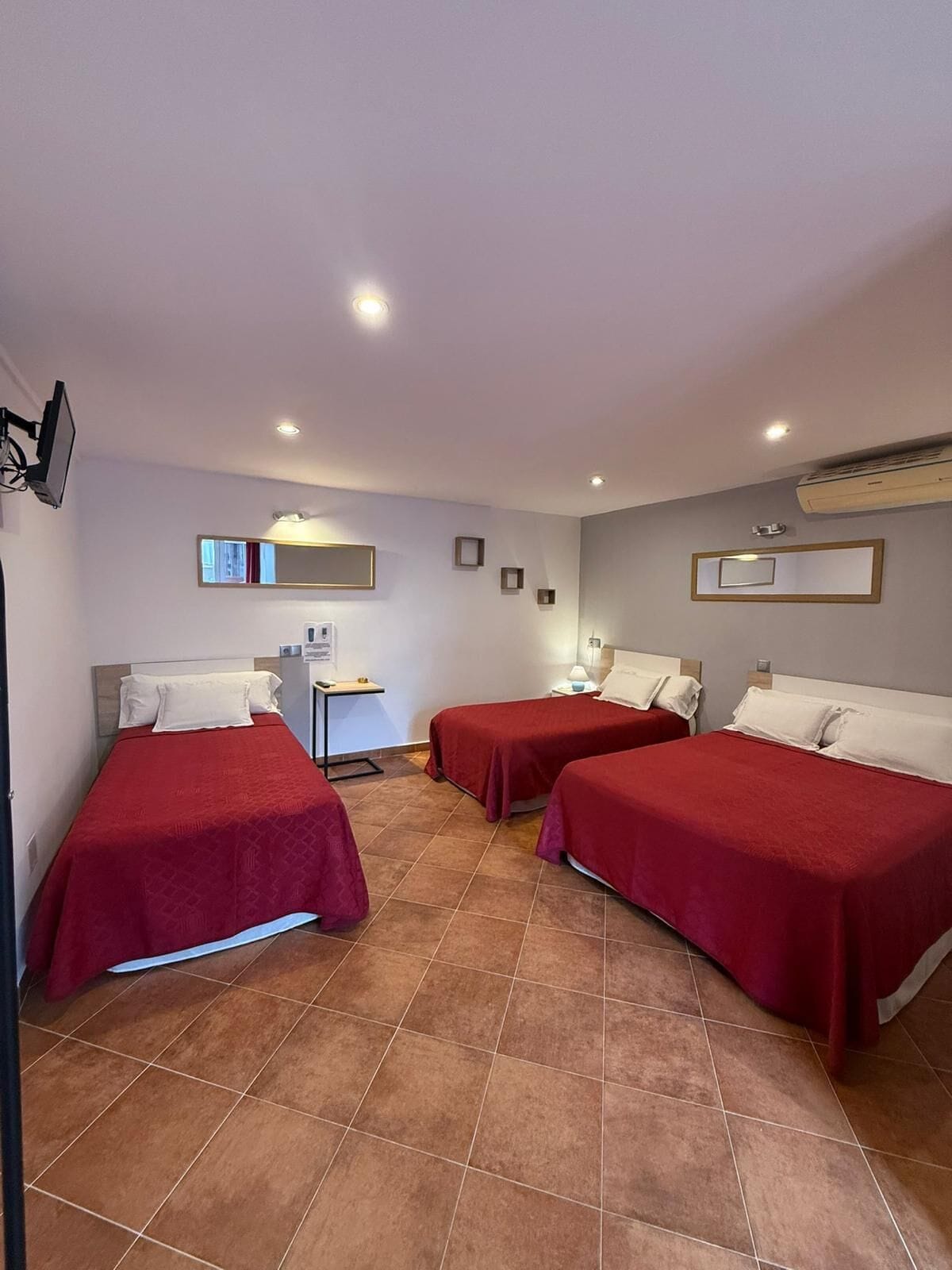 Family Quadruple Room, 1 Bedroom, Mobility Accessible, Air conditioning | Premium bedding, down duvets, memory-foam beds, individually decorated