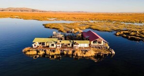 Front of property - uros killa lodge (Puno)