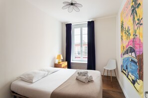 1 Schlafzimmer, kostenloses WLAN, Bettwäsche