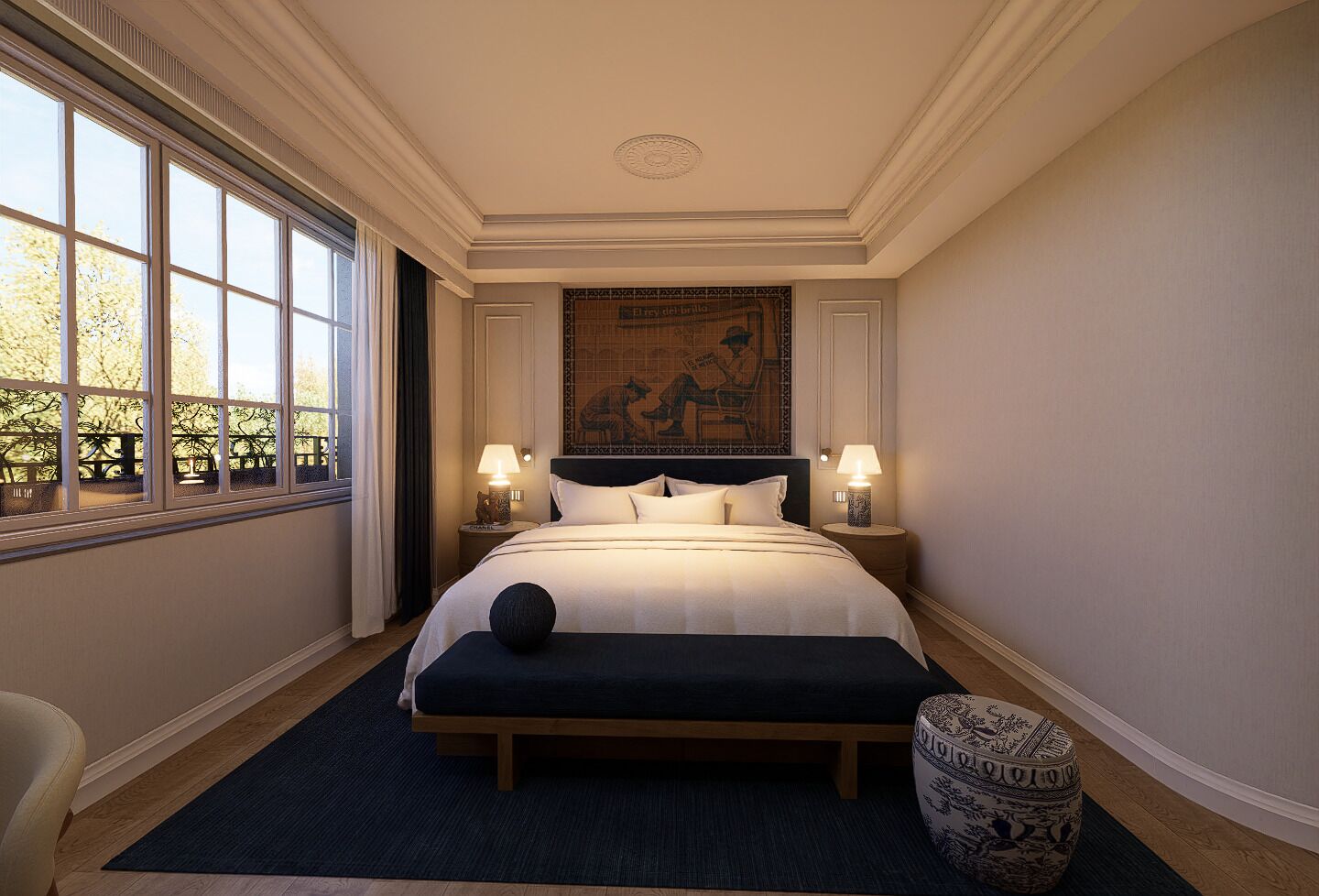 Premium Suite | Minibar, in-room safe, individually decorated, individually furnished