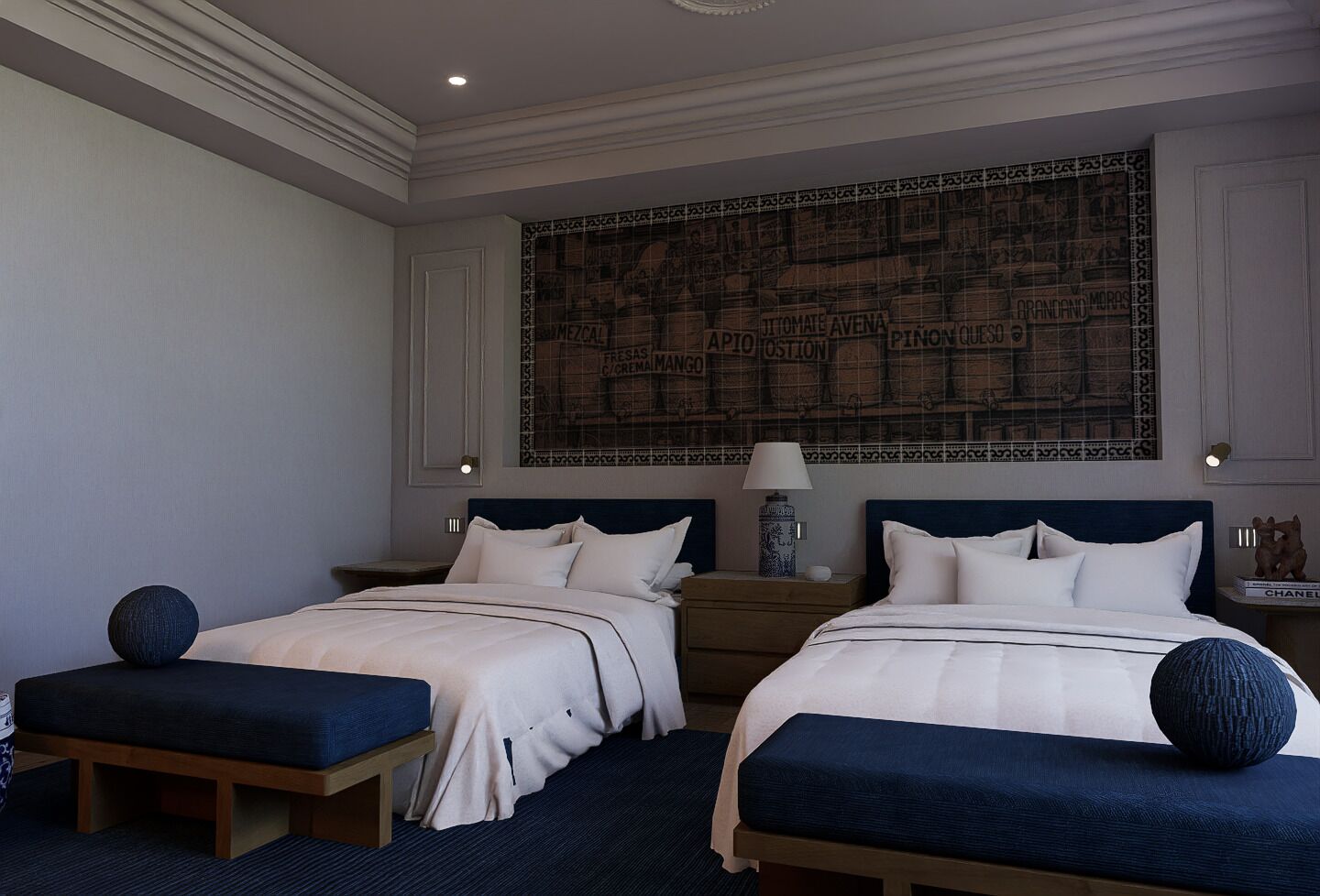Luxury Suite | Minibar, in-room safe, individually decorated, individually furnished