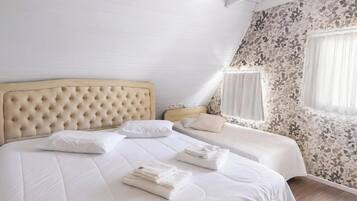 Premium bedding, individually decorated, individually furnished