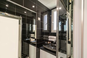 Hair dryer, towels - Bon Marché Mayet - One Bedroom Apartment, Sleeps 4 (Paris)