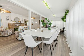 Dining - Riverfront Home with Guest House, Deck and Yard (Melbourne)