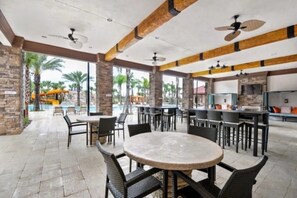 Outdoor dining - Luxury Themed Villa w/ Pool, Game Room, Resort (Davenport)