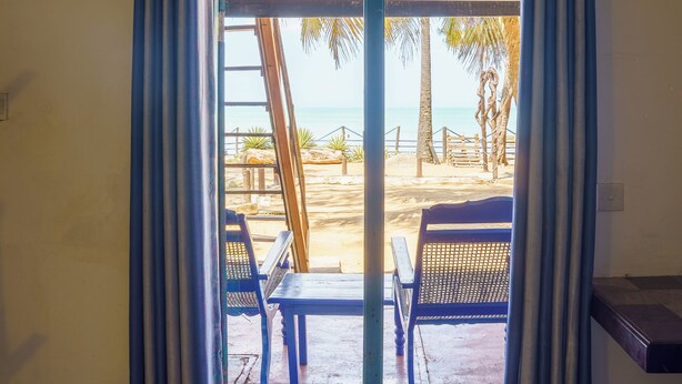 ห้องดีลักซ์ดับเบิล, ระเบียง, วิวชายหาด | ภายใน