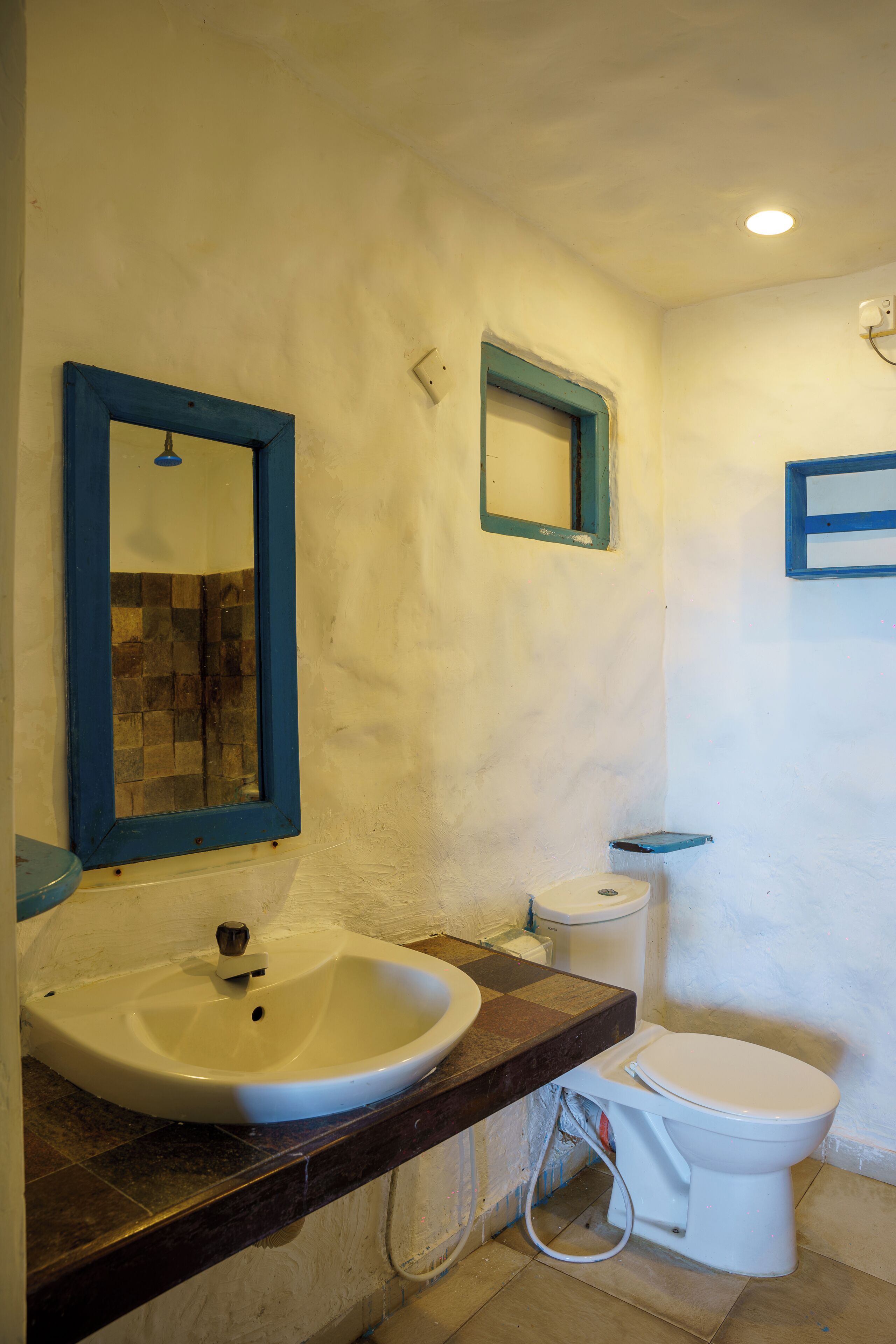 Chambre Double Deluxe, balcon, vue plage | Salle de bain