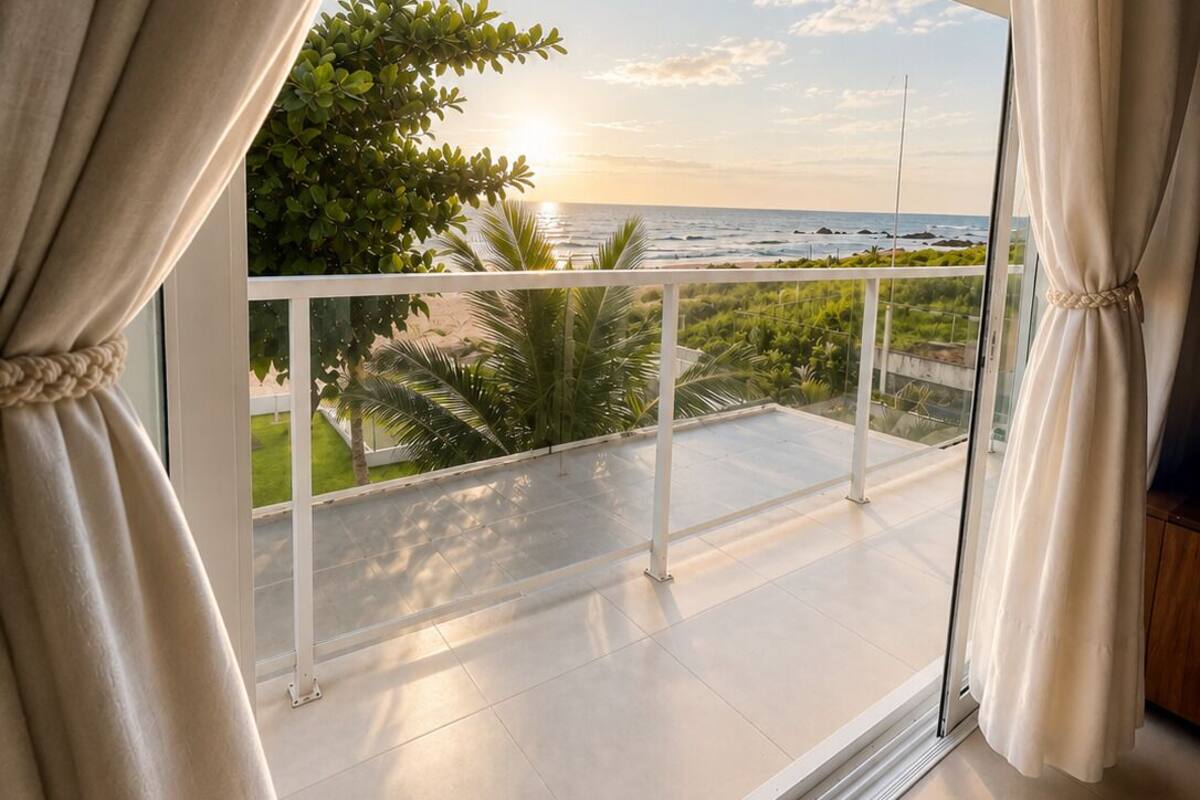 Honeymoon Room, Balcony, Sea View | Blackout curtains, iron/ironing board (on request), free WiFi