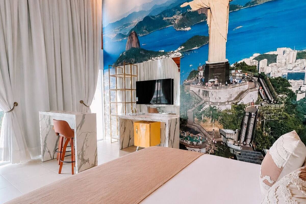 Suite, Balcony, Sea View | Blackout curtains, iron/ironing board (on request), free WiFi