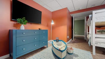 Desk, iron/ironing board, travel crib, WiFi