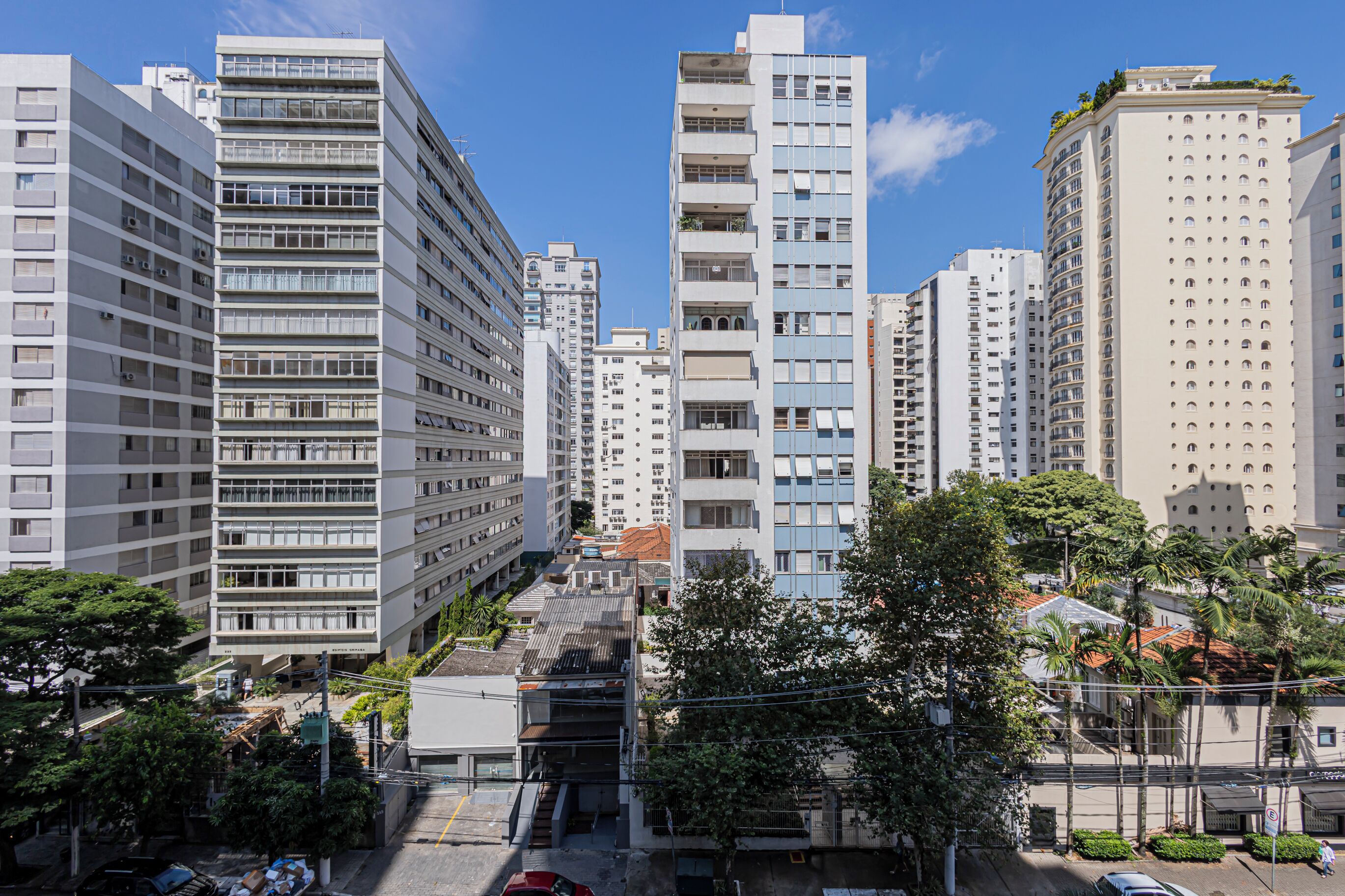 Estúdio básico, vista para a cidade | Fachada