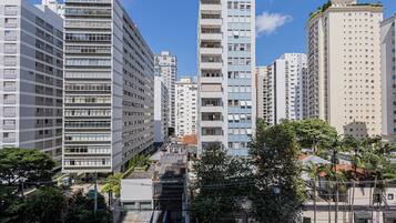 Estúdio básico, vista para a cidade | Fachada