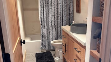 Towels, soap, toilet paper