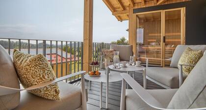 Luxury loft 4 pers whirlpool & sauna, golf, tennis, swimming lake, 8 km from Passau